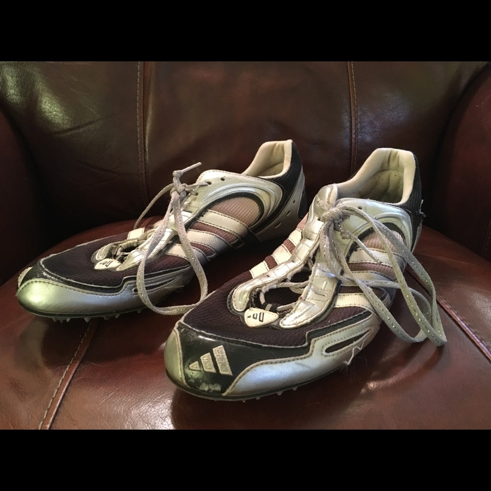 MEN'S TRACK SHOES SZ 11.5 GOOD USED CONDITION